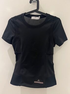 adidas by Stella McCartney Black Short-Sleeve Performance Tee
